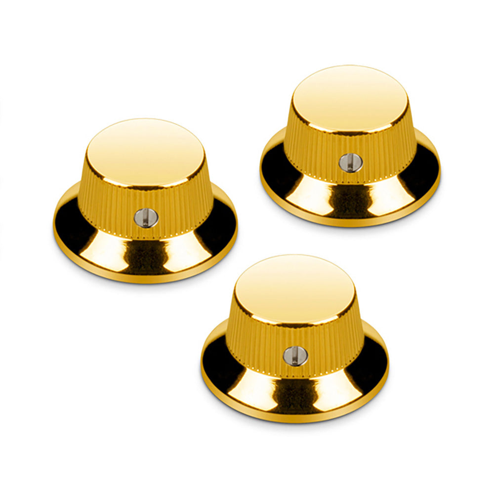 Schaller Guitar FS Knobs (Set Of 3) Gold -15010500