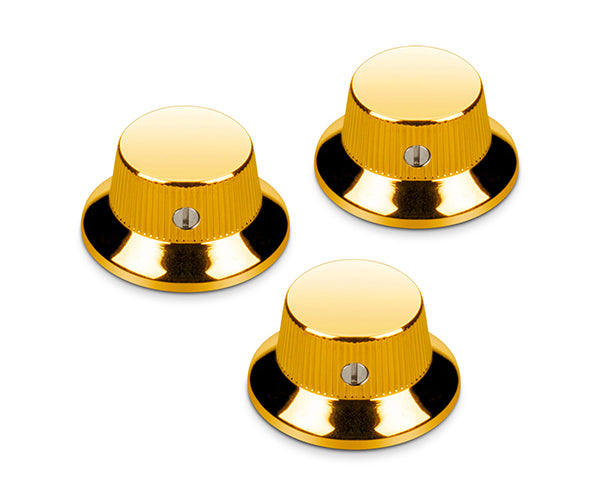 Schaller Guitar FS Knobs (Set Of 3) Gold 184-15010500