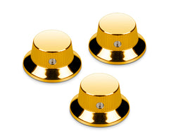 Schaller Guitar FS Knobs (Set Of 3) Gold 184-15010500