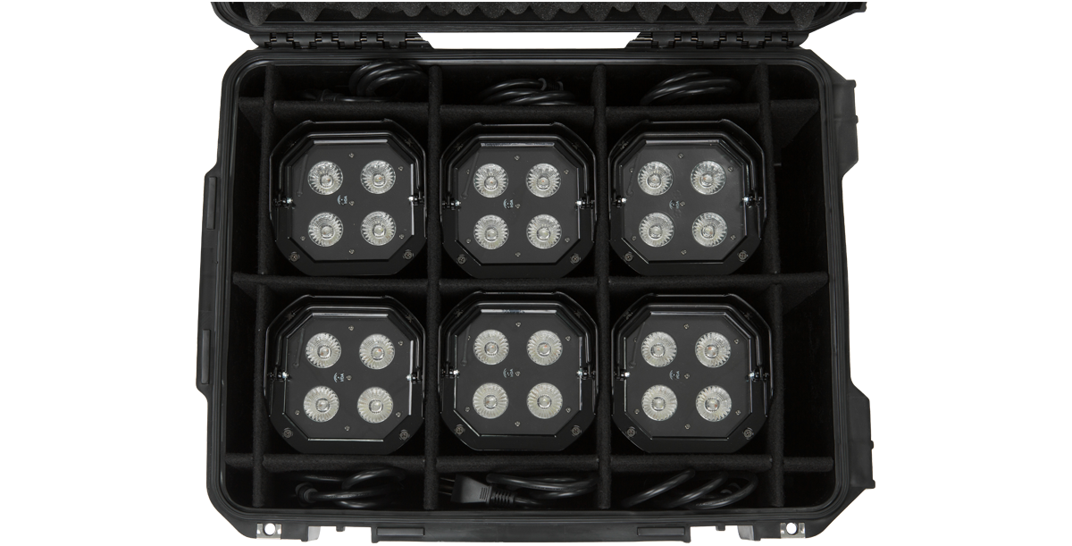 SKB 3i-201510PAR iSeries case for Chauvet Freedom Par, holds (6), wheels