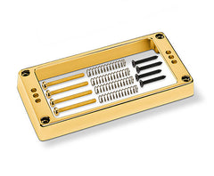 Schaller Guitar Pickup Frame-FlatHigh Gold 3H-17020513