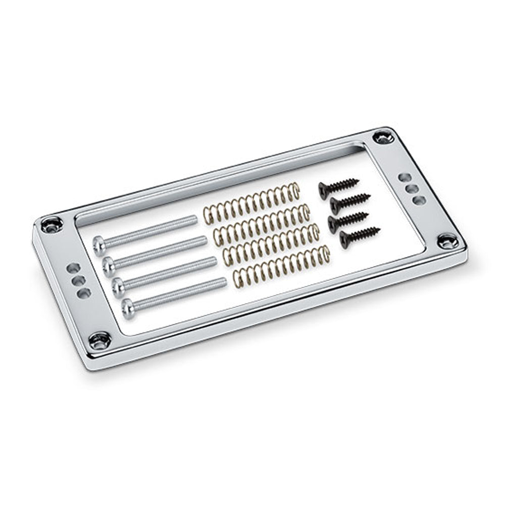 Schaller Guitar Pickup Frame-FlatLow Chrome 1H