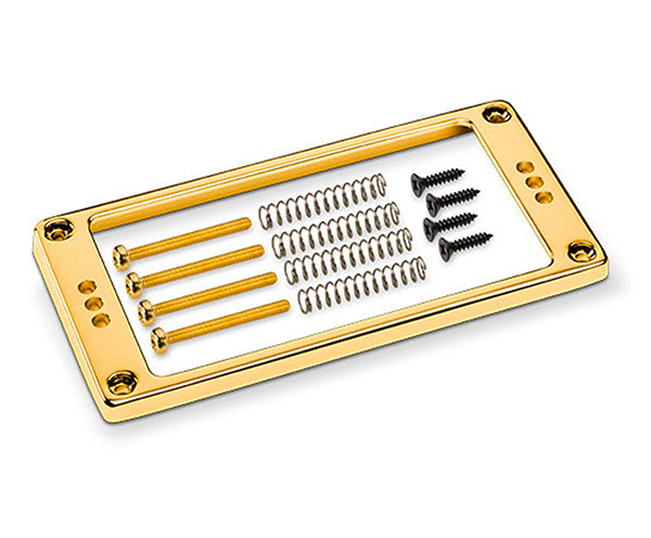 Schaller Guitar Pickup Frame-FlatLow Gold 3H-17020511