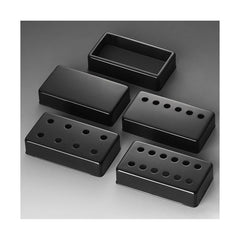 Schaller Guitar Pickup Cover-6 Hole Black N -17010404