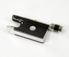 Violin Bow Frog-Ebony w/3-Part Screw German