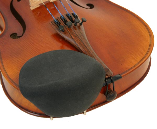 Violin Chinrest  Cover Strad-Pad Black Standard