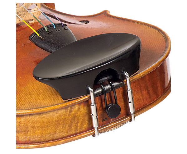 Violin Chinrest Flesch New Mod Ebony 1/2