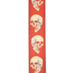 D'Addario Alchemy Guitar Strap, Live Life Skull