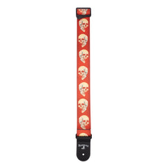 D'Addario Alchemy Guitar Strap, Live Life Skull
