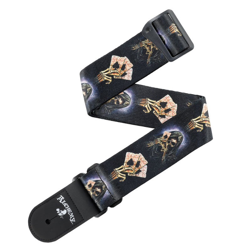 D'Addario Alchemy Guitar Strap, Hand of Death