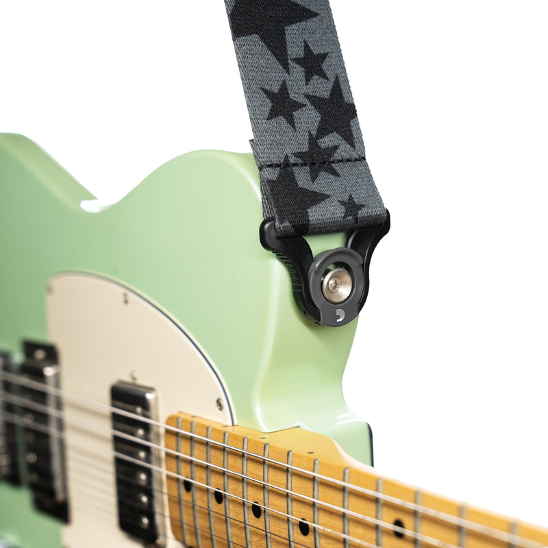 D'Addario Auto Lock Guitar Strap, Skater Stars