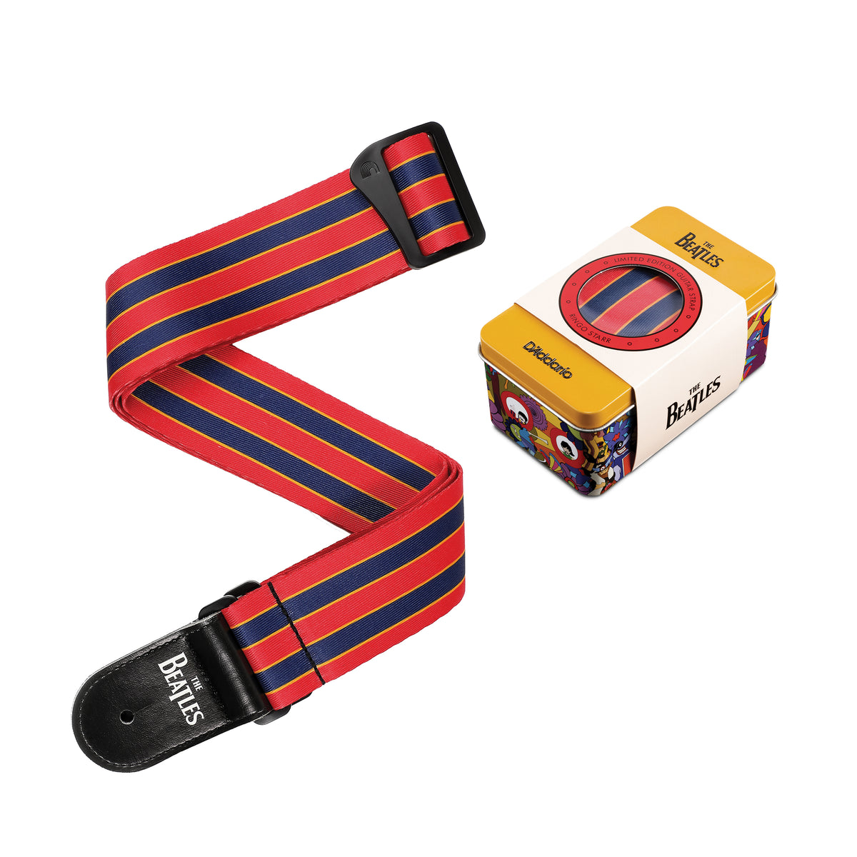 D'Addario Yellow Submarine 50th Anniversary Woven Guitar Strap, Ringo
