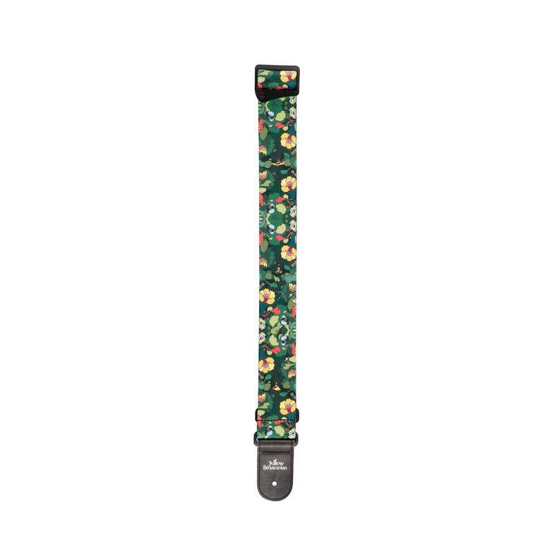 D'Addario Beatles Yellow Submarine 55th Anniversary Polyester Guitar Strap, Pepperland Woods