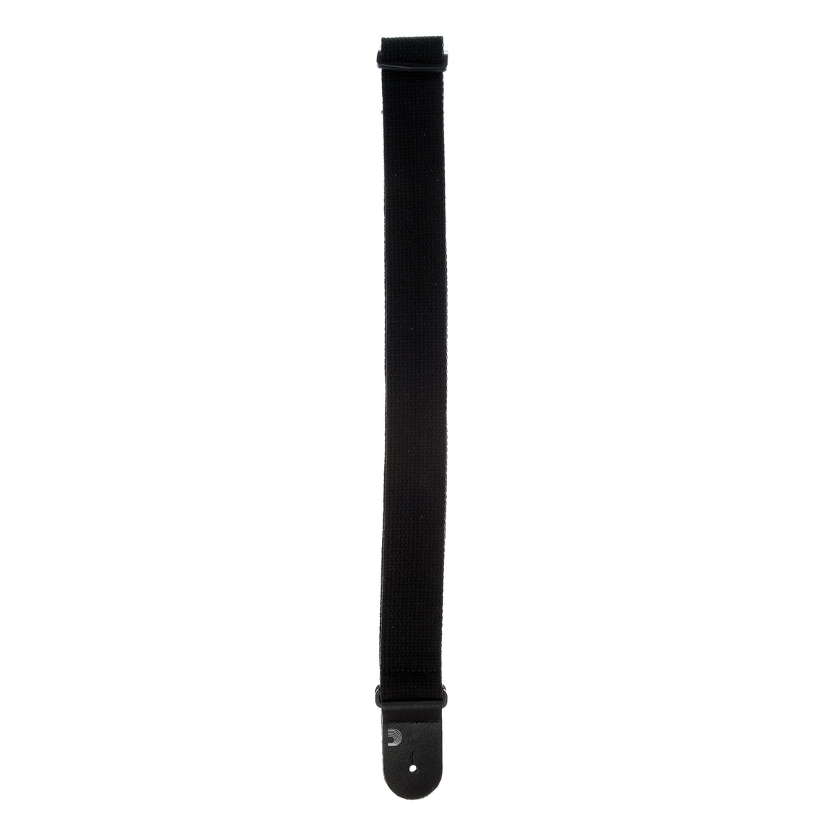 D'Addario Cotton Guitar Strap, Black