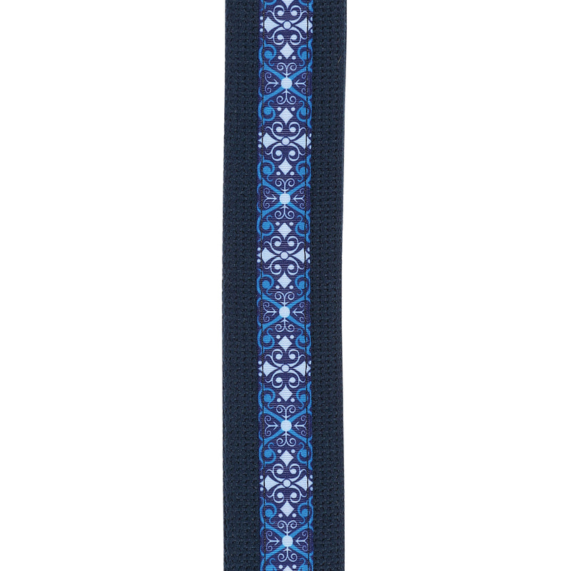 D'Addario Deluxe Cotton Guitar Strap, Blue