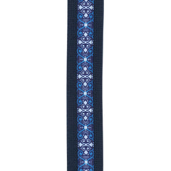 D'Addario Deluxe Cotton Guitar Strap, Blue