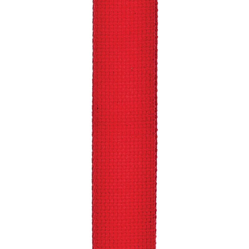 D'Addario Cotton Guitar Strap, Red