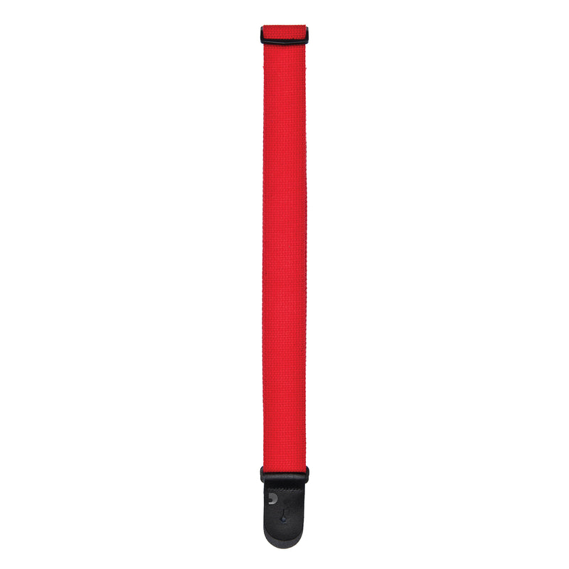 D'Addario Cotton Guitar Strap, Red