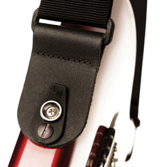 D'Addario Pad Lock Guitar Strap, Black
