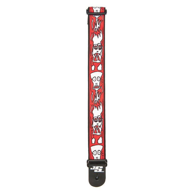 D'Addario Joe Satriani Guitar Strap, Up in Flames