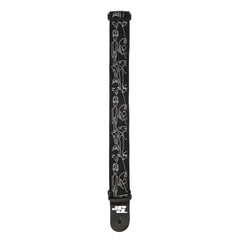 D'Addario Joe Satriani Guitar Strap, Silver Sketches