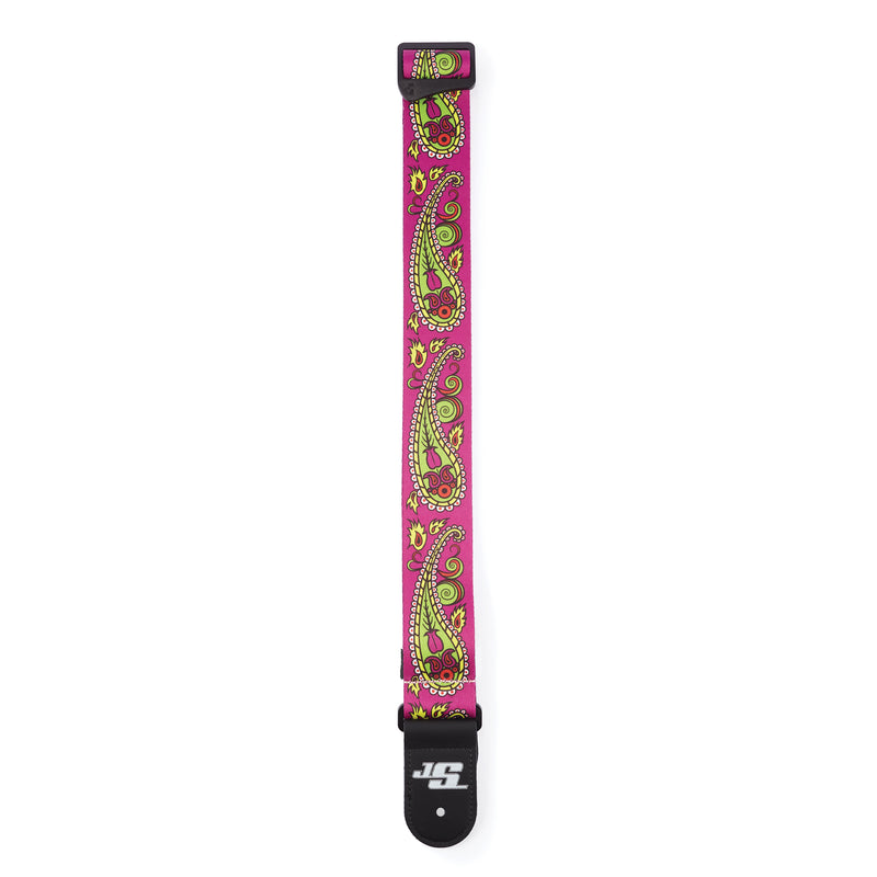 D'Addario Joe Satriani Guitar Strap, Paisley Purple