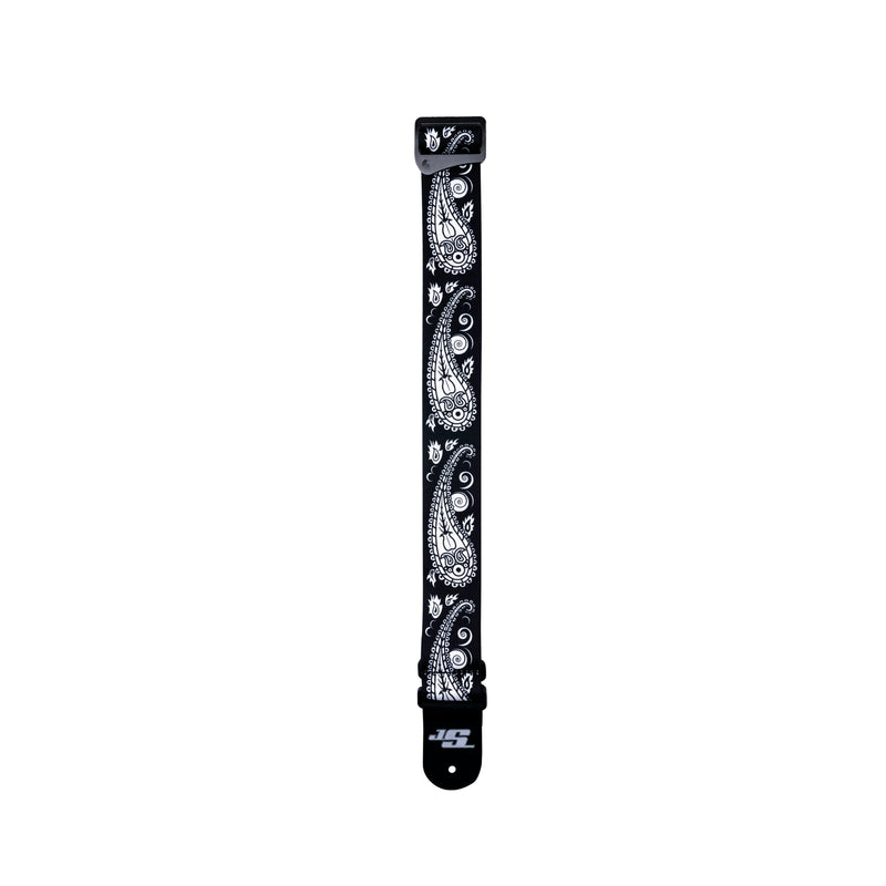 D'Addario Joe Satriani Swivel Guitar Strap, Black Paisley