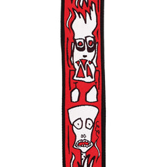D'Addario Joe Satriani Planet Lock Guitar Strap, Up in Flames