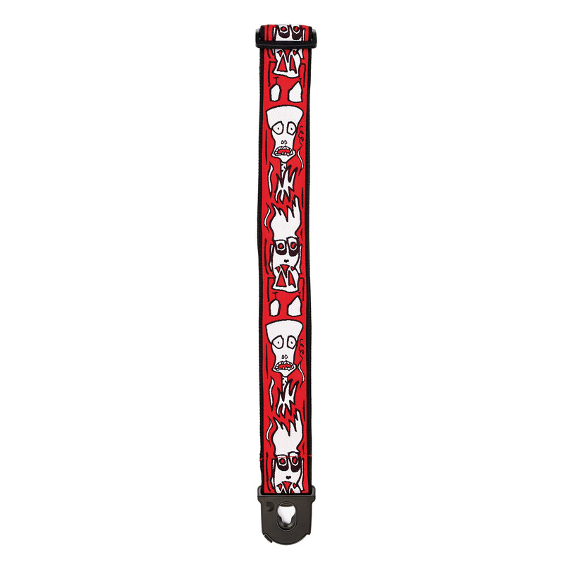 D'Addario Joe Satriani Planet Lock Guitar Strap, Up in Flames