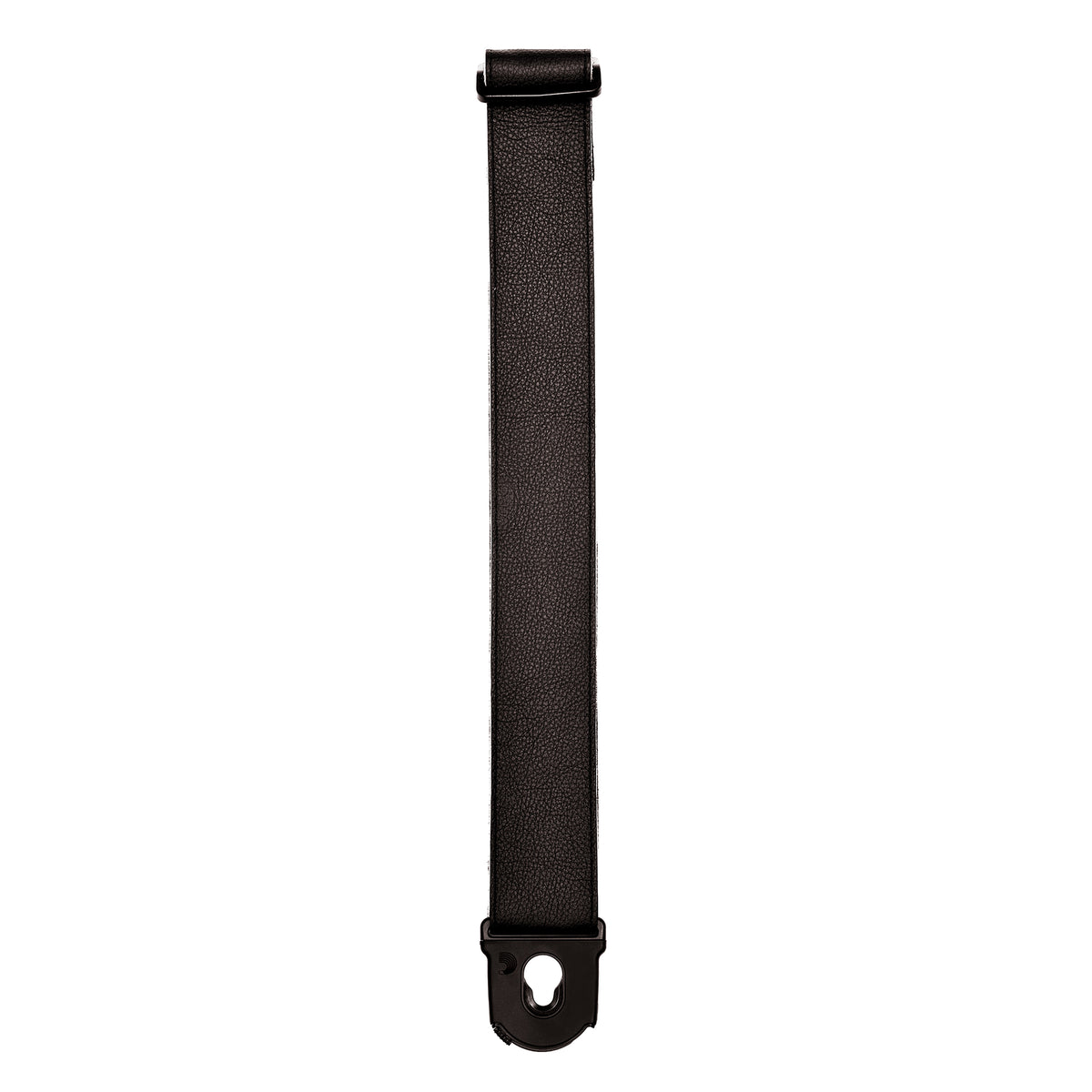 D'Addario Planet Lock Leather Guitar Strap, Black