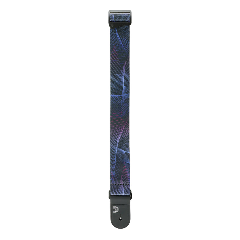 D'Addario Outrun Polyester Guitar Strap, Kaleidoscope