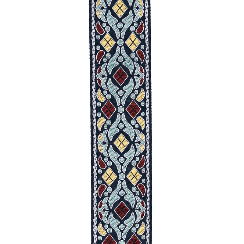 D'Addario Eco Jacquard Woven Guitar Strap, Navy