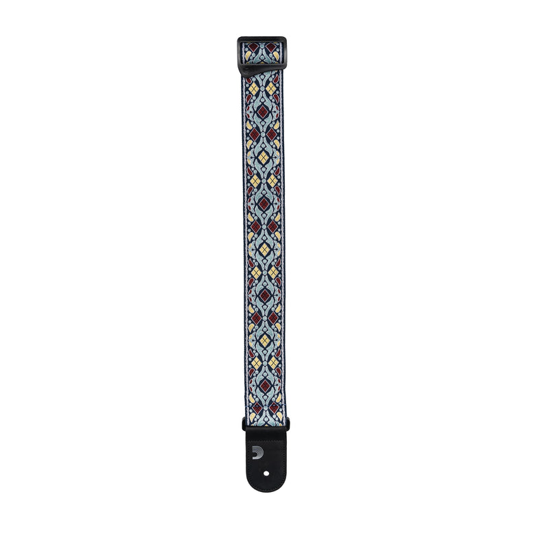 D'Addario Eco Jacquard Woven Guitar Strap, Navy