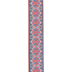 D'Addario Eco Persian Woven Guitar Strap, White