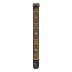 D'Addario Eco Persian Woven Guitar Strap, Black