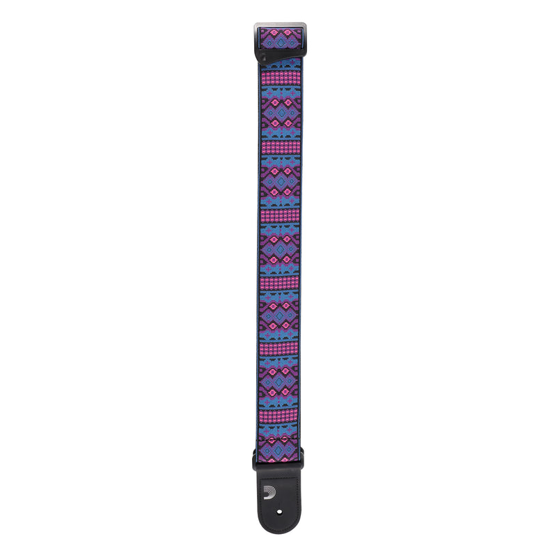 D'Addario Eco Outrun Woven Guitar Strap, Aztec