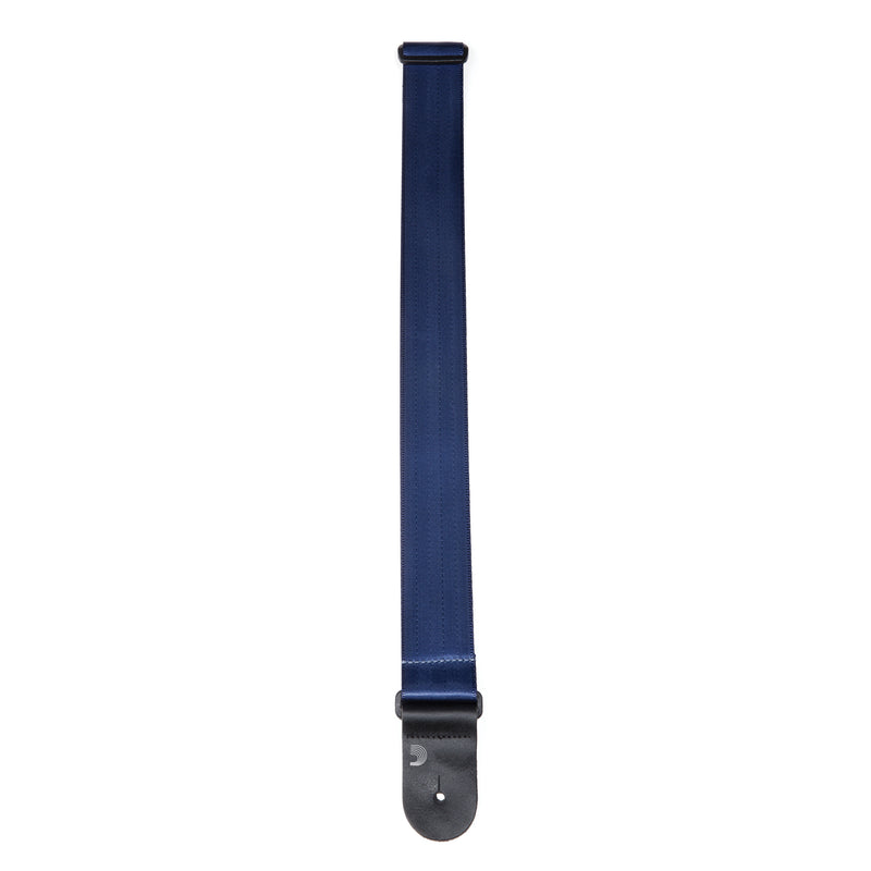 D'Addario Seat Belt Guitar Strap, Blue 50mm