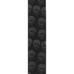 D'Addario Woven Guitar Strap, Skulls Black Tubular