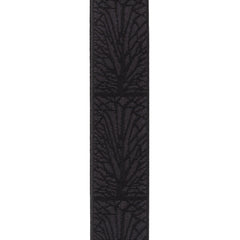 D'Addario Pad Lock Woven Guitar Strap, Lightning Black Tubular