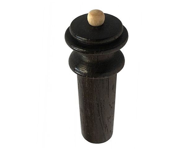 Violin Endpin-Hill-style Ebony-White Ball