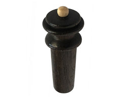 Violin Endpin-Hill-style Ebony-White Ball