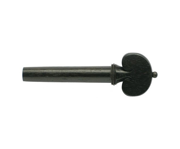 Violin Peg-Ebony Heart Shape Black Pin