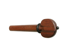 Violin Peg-Rosewood Heart Shape Blkpin