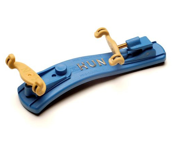Kun Shoulder Rest-Collapsible 1/4-1/16-Blue