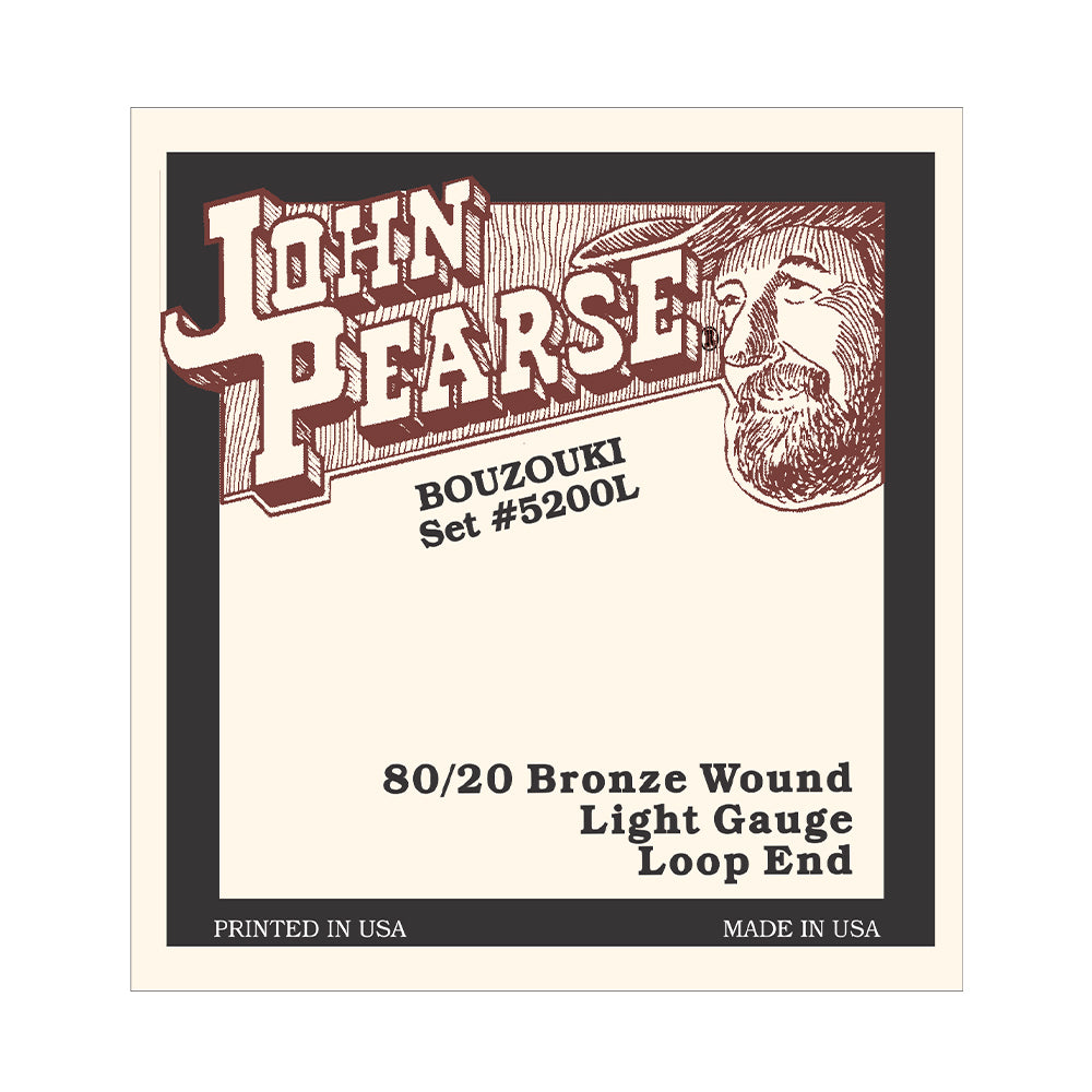 John Pearse Irish Bouzouki 80/20 Bronze Loop (11-40)