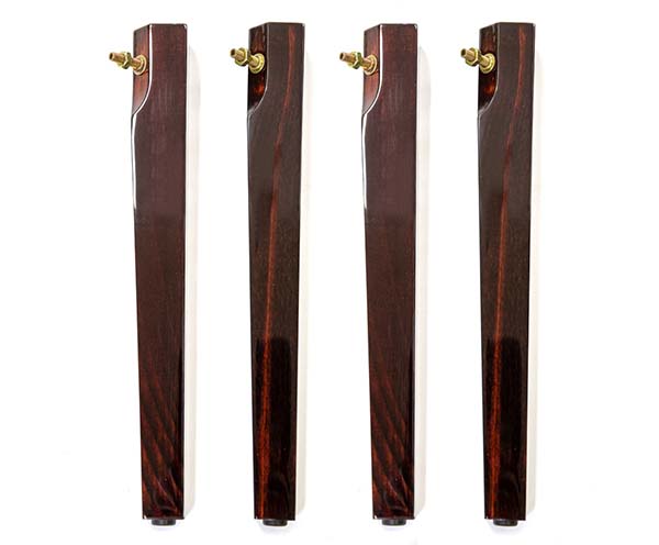 Spare Straight Leg (Set of 4) - Mahogany Gloss