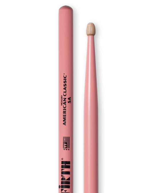 Vic Firth American Classic® Wood Tip 5A w/ PINK FINISH