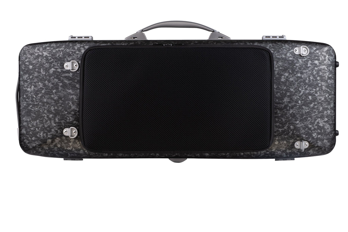 BAM ROCKS Hightech Oblong Viola Case with Back Pocket