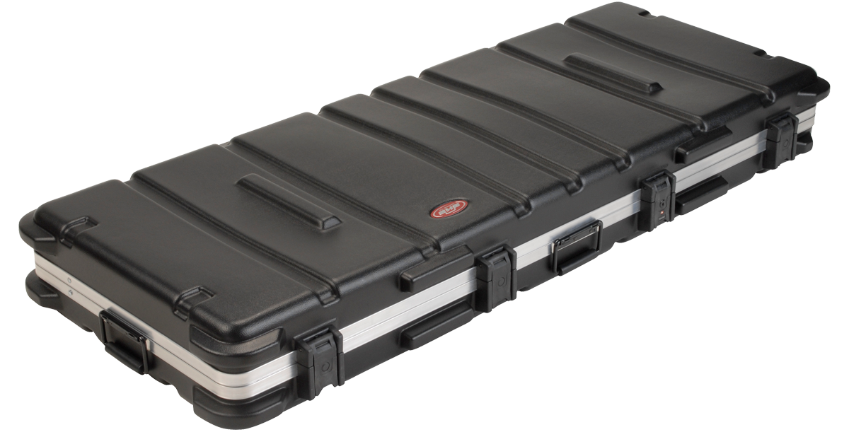 SKB 1SKB-5820W 88-Note Vacuum-formed Keyboard Case w/wheels TSA Locking trigger latch - 58.25