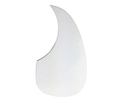 Acoustic Guitar Pickguard-Teardrop Self Adhesive White